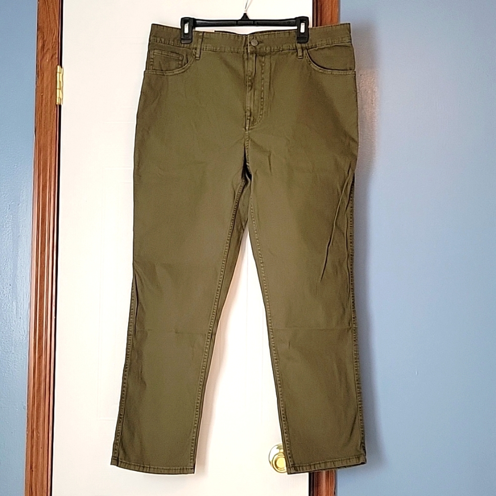 🆕️ Men's Woolrich 5 Pocket Pant Dark Green Size 38x30